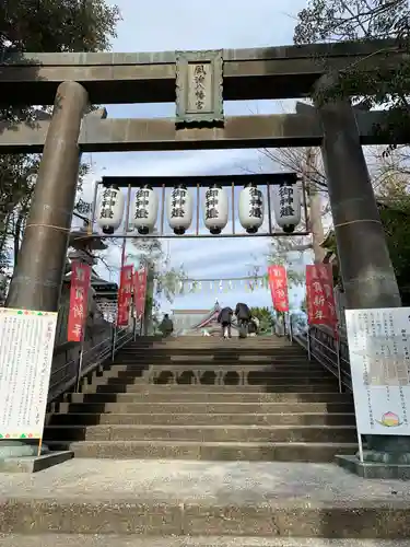 風治八幡宮の鳥居