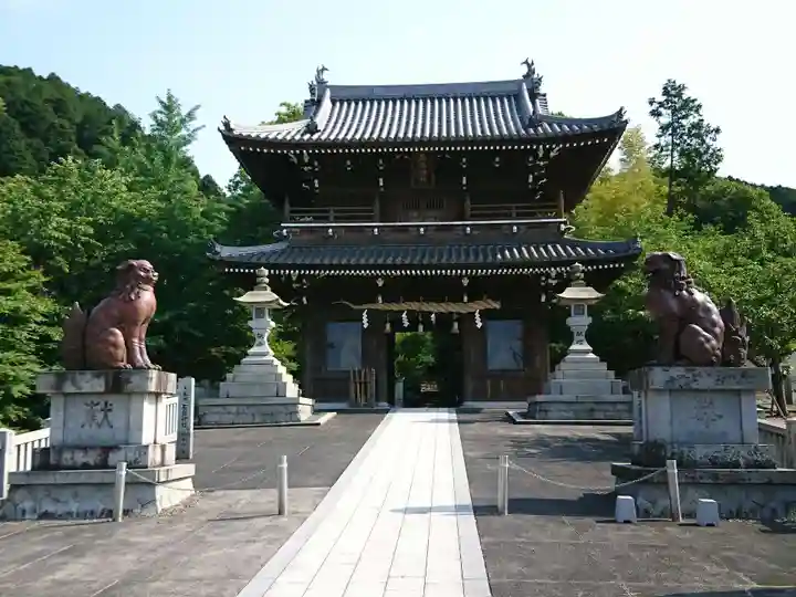 石鎚神社 口之宮 本社の山門・神門
