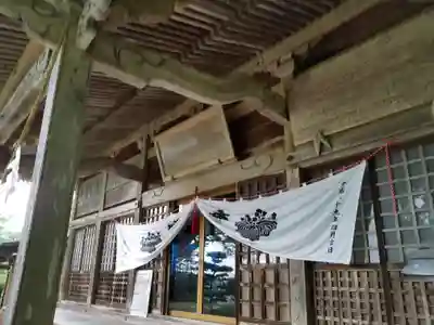 木幡山隠津島神社(二本松市)の本殿・本堂