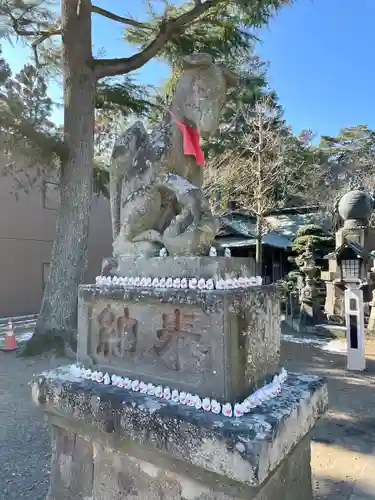 竹駒神社の狛犬