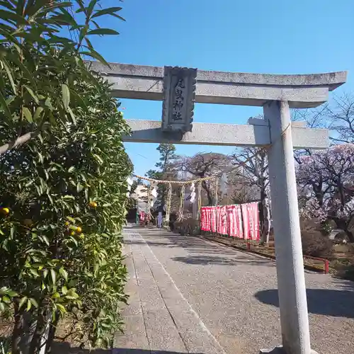 尾曳稲荷神社の鳥居