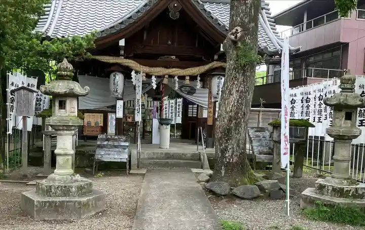 白金龍王社の本殿・本堂