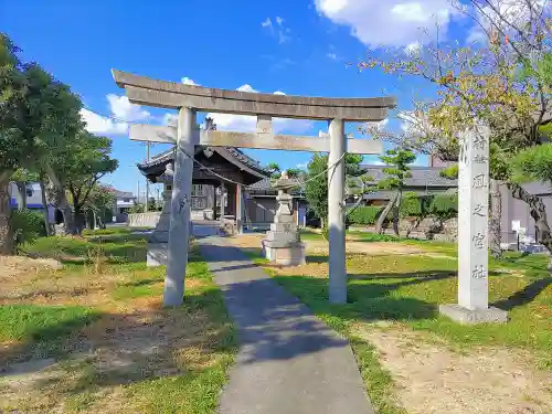 風之宮社の鳥居