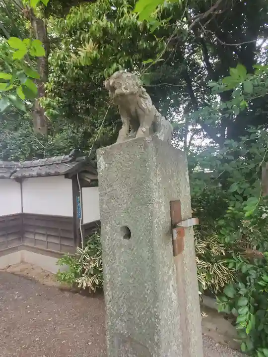 歓喜院本坊の狛犬