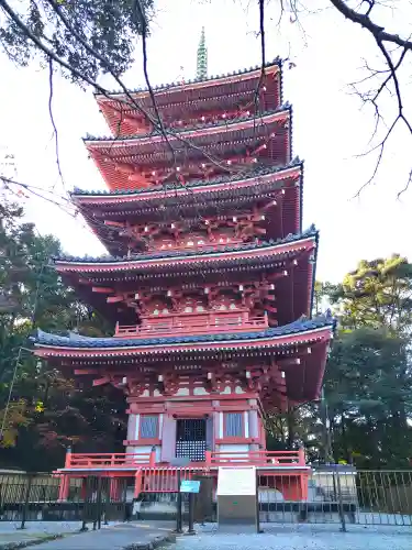 竹林寺の塔