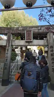 櫛田神社の鳥居