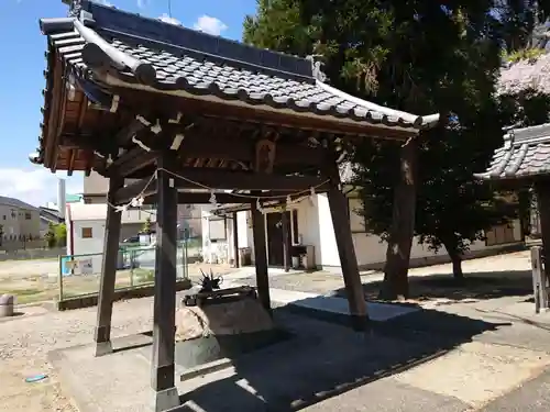 八幡神社（下河原八幡社）の手水舎