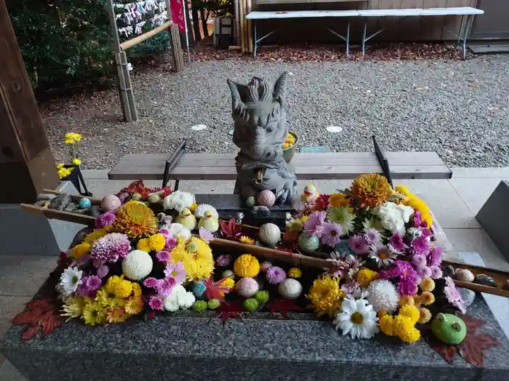 滑川神社 - 仕事と子どもの守り神の手水舎