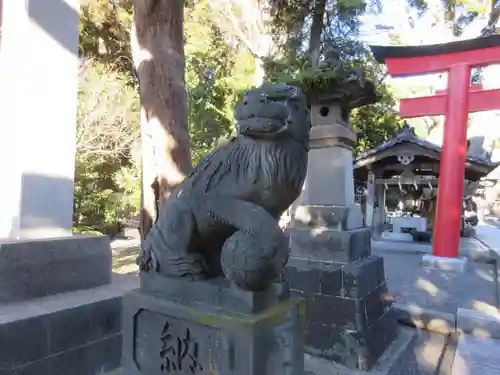 伊古奈比咩命神社の狛犬