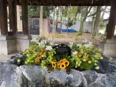 滋賀県護国神社の手水舎