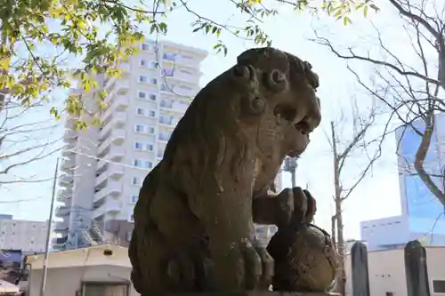 阿邪訶根神社の狛犬