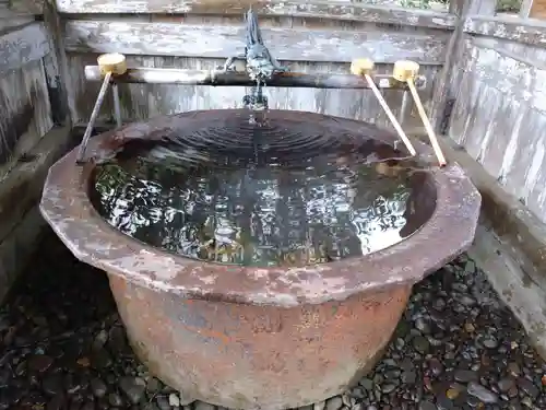 宇良神社(浦嶋神社)の手水舎