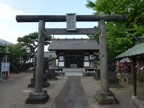 行徳神明神社（豊受神社）の鳥居