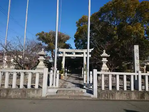 熊太郎社の鳥居