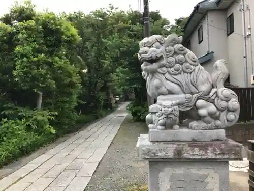 五所神社の狛犬