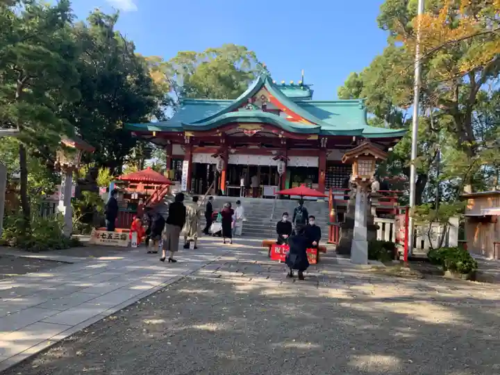 多摩川浅間神社の本殿・本堂
