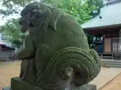 青砥杉山神社の狛犬