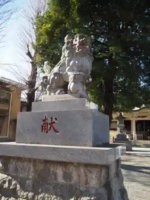 荻窪白山神社の狛犬