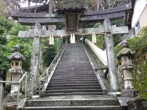 栗溪神社の鳥居