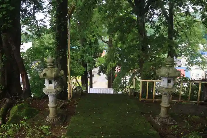 杉野沢薬師堂の景色