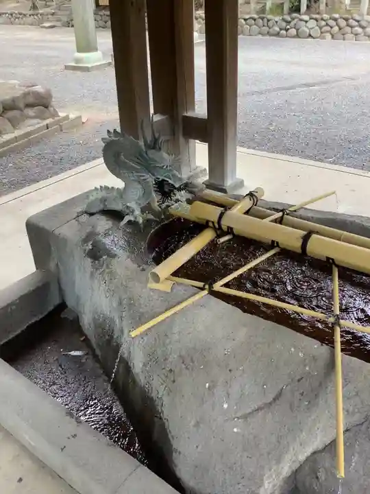 川原神社の手水舎