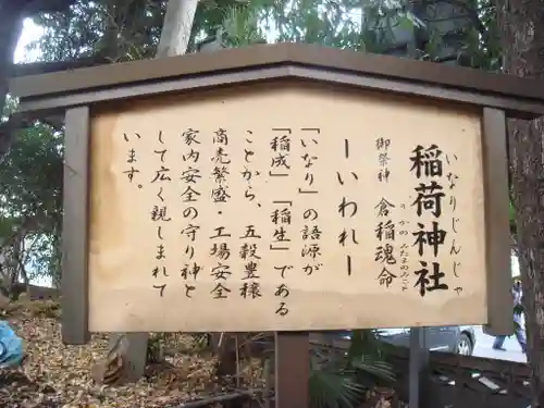 鎮守氷川神社の歴史