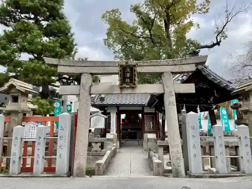 浅澤社（住吉大社末社）の鳥居