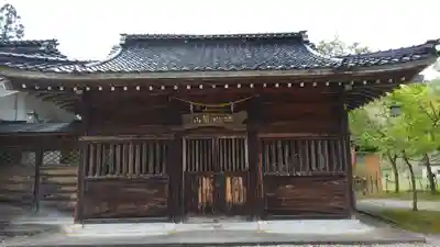 二上射水神社の本殿・本堂