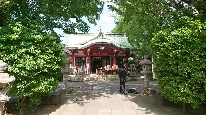 市谷亀岡八幡宮の本殿・本堂