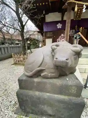 牛天神北野神社の狛犬