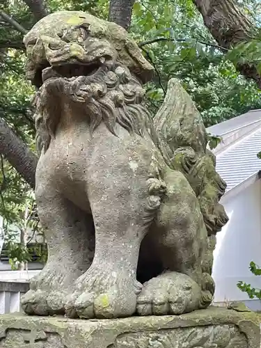 妹背牛神社の狛犬