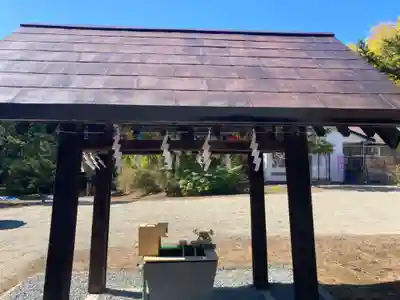 留辺蘂神社の手水舎