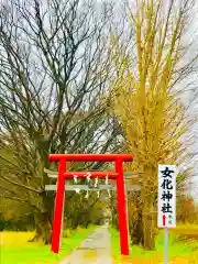 女化神社の鳥居