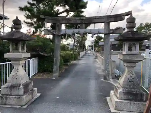 三島鴨神社の鳥居