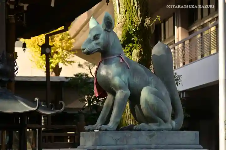 豊川稲荷東京別院の狛犬