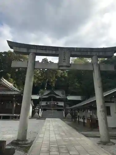 西寒多神社の鳥居