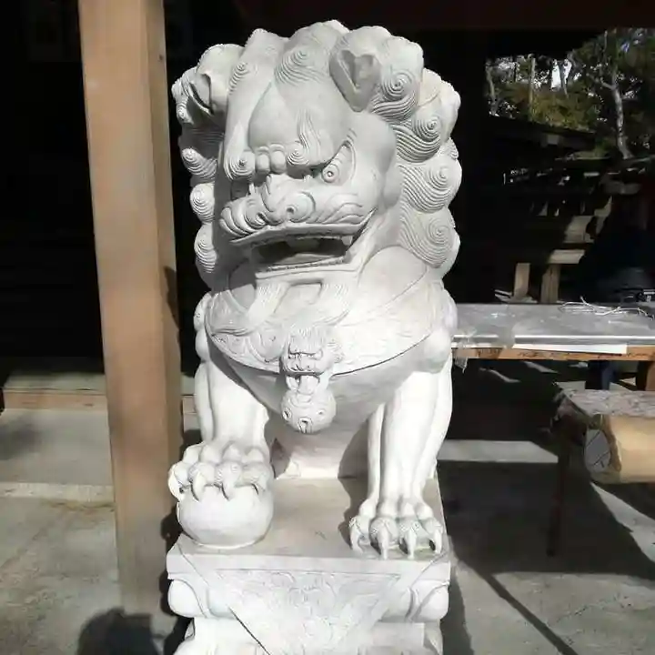 唐澤山神社の狛犬