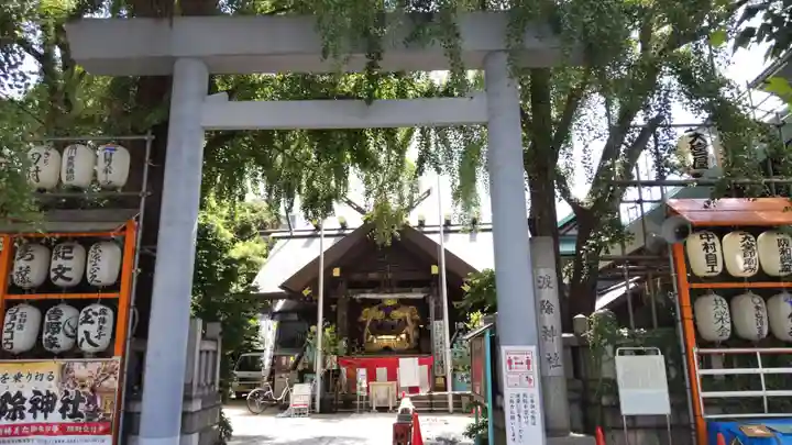 波除神社(波除稲荷神社)の鳥居