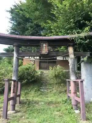 諏訪神社(真田本城跡)の鳥居
