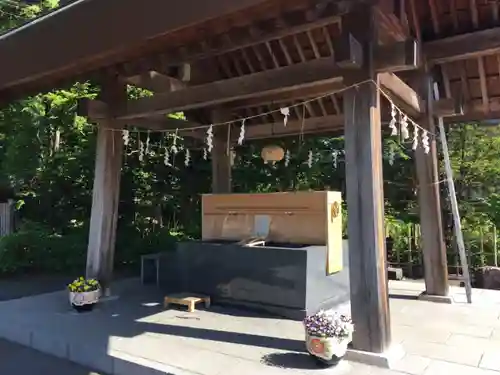 旭川神社の手水