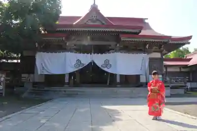 釧路一之宮 厳島神社の七五三参
