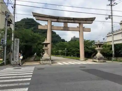 愛媛縣護國神社の鳥居