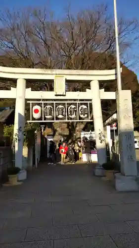 検見川神社の鳥居