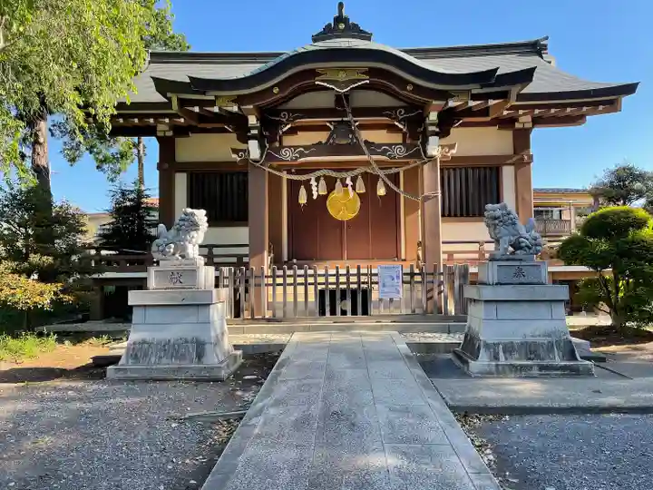 上川原日枝神社の本殿・本堂