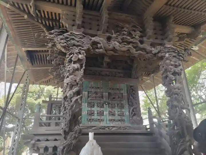 舎人氷川神社の芸術