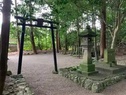 比木神社の鳥居