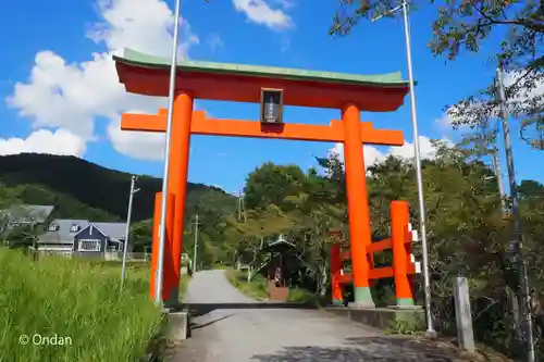 安志加茂神社の鳥居