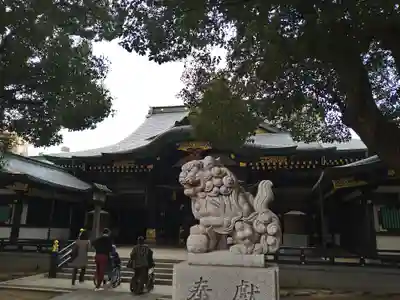 穴八幡宮の狛犬