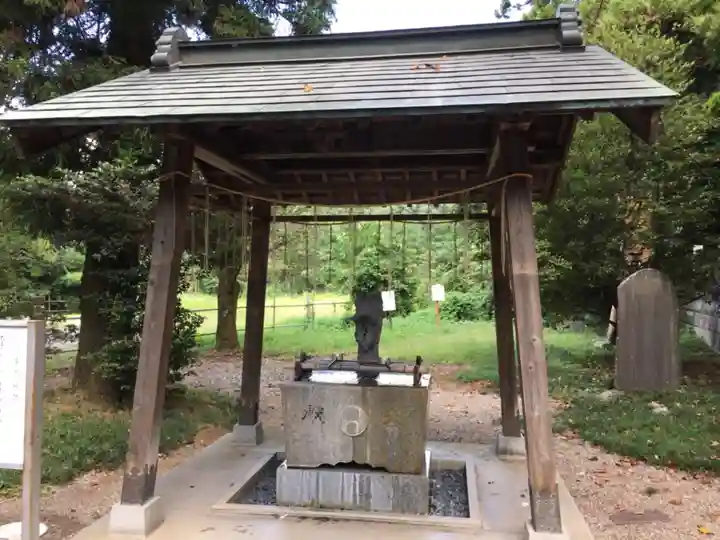 安房神社の手水舎