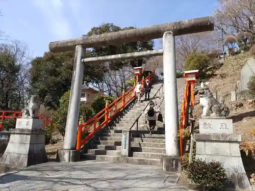 足利織姫神社の鳥居